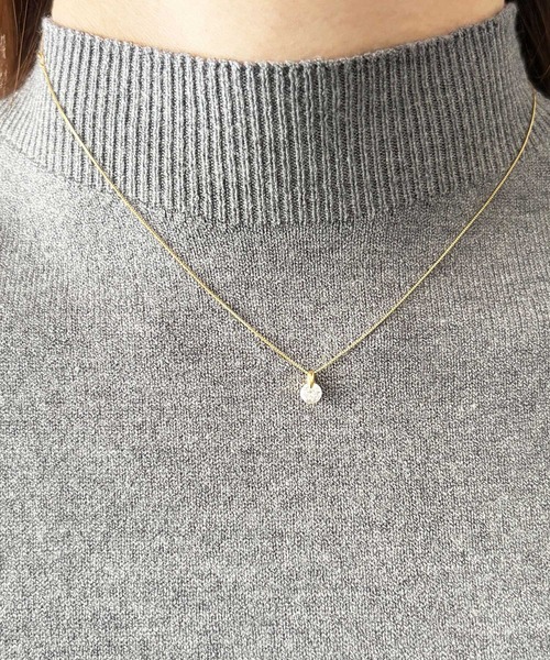 Amulet(アミュレット)の「人気アイテム♪大人上品なノースリーブハイネックニット(ニット/セーター・レディース・アイボリー/ブラック/グレー/グリーン/ホワイト/ベージュ/オレンジ・FREE)」の22枚目の写真