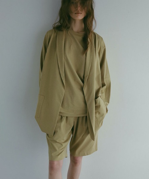 ETRE TOKYO（エトレトウキョウ）の「three dots パウダリーコットンショートパンツ（その他パンツ・レディース・オフホワイト/ベージュ/ネイビー・L/M）」の12枚目の写真