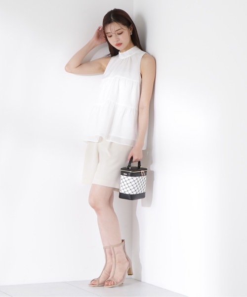 PROPORTION BODY DRESSING（プロポーションボディドレッシング）の「ティアードボウタイブラウス / 1215210609（シャツ/ブラウス・レディース・ホワイト/ピンク/ブラック・FREE）」の11枚目の写真