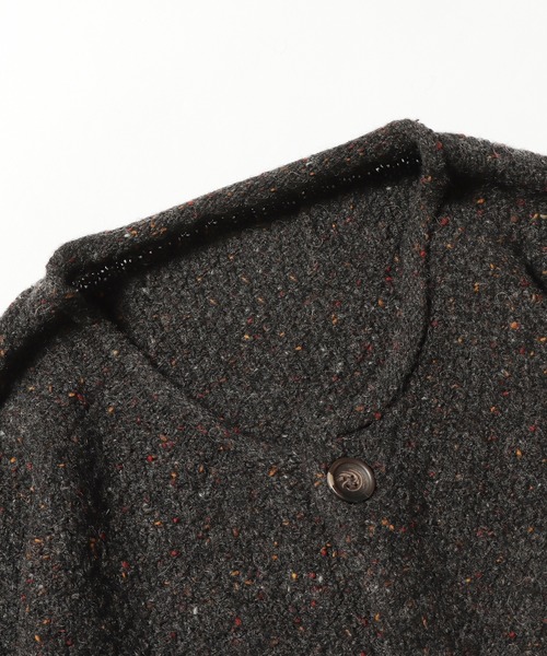 ROOPTOKYO（ループトウキョウ）の「ウール混5G鹿の子編みカラーネップクルーネックカーディガン（カーディガン/ボレロ・メンズ・ベージュ・L）」の13枚目の写真