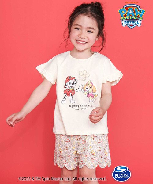 SLAP SLIP(スラップスリップ)の「【パウ・パトロール×SLAPSLIP】袖フリルキャラクタープリントキラキラTシャツ(90~130cm)(Tシャツ/カットソー・キッズ・ピンク/イエロー/パープル系その他・100cm/110cm/130cm/90cm/120cm)」の21枚目の写真