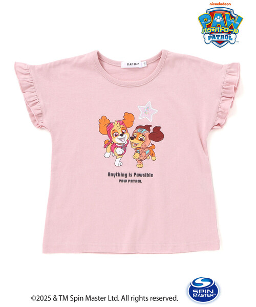 SLAP SLIP(スラップスリップ)の「【パウ・パトロール×SLAPSLIP】袖フリルキャラクタープリントキラキラTシャツ(90~130cm)(Tシャツ/カットソー・キッズ・ピンク/イエロー/パープル系その他・100cm/110cm/130cm/90cm/120cm)」の15枚目の写真