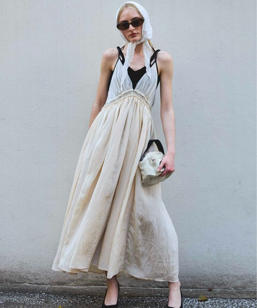 Volume Camisole Dress/ボリュームキャミワンピース【MAISON