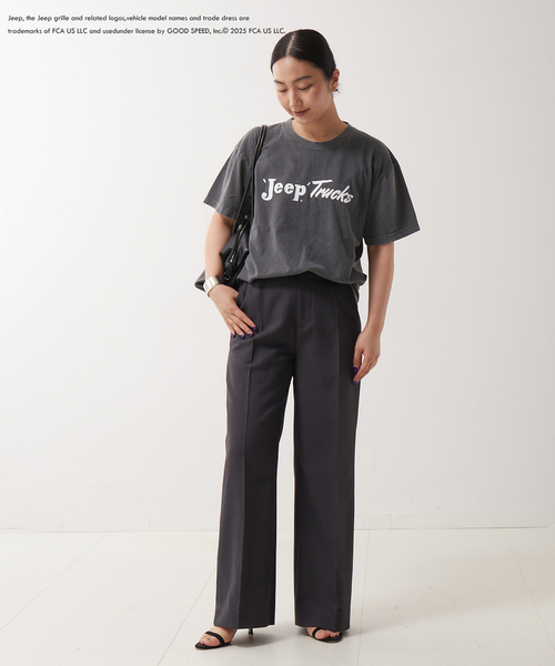 GOOD ROCK SPEED（グッドロックスピード）の「【GOOD ROCK SPEED / グッドロックスピード】ジープT：Tシャツ（Tシャツ/カットソー・レディース・ブラック系その他・FREE）」の2枚目の写真