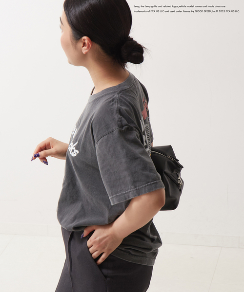 GOOD ROCK SPEED（グッドロックスピード）の「【GOOD ROCK SPEED / グッドロックスピード】ジープT：Tシャツ（Tシャツ/カットソー・レディース・ブラック系その他・FREE）」の6枚目の写真