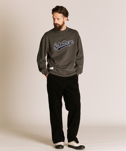 Schott(ショット)の「Schott/ショット/SCRIPT CREW SWEAT/スクリプト クルースウェット(スウェット・メンズ・チャコールグレー/ネイビー/オートミール・M/L/XL/2XL)」の8枚目の写真