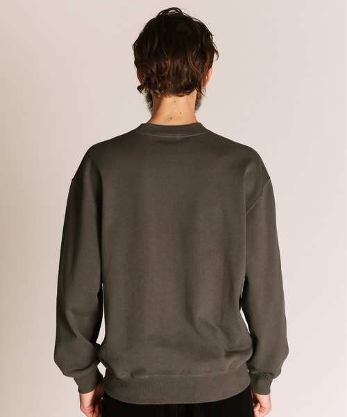 Schott(ショット)の「Schott/ショット/SCRIPT CREW SWEAT/スクリプト クルースウェット(スウェット・メンズ・チャコールグレー/ネイビー/オートミール・M/L/XL/2XL)」の4枚目の写真