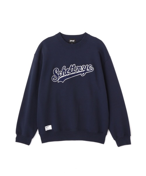 Schott(ショット)の「Schott/ショット/SCRIPT CREW SWEAT/スクリプト クルースウェット(スウェット・メンズ・チャコールグレー/ネイビー/オートミール・M/L/XL/2XL)」の15枚目の写真