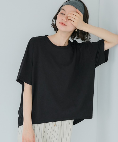 OE天竺ラウンドヘムTシャツ（Tシャツ/カットソー）｜coca（coca