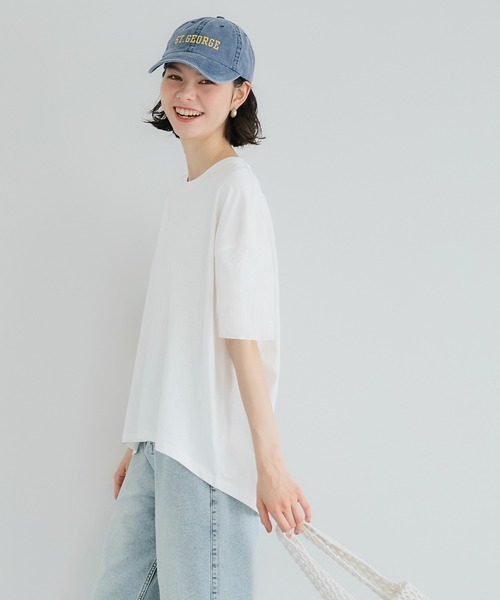 セール】OE天竺ラウンドヘムTシャツ（Tシャツ/カットソー）｜coca