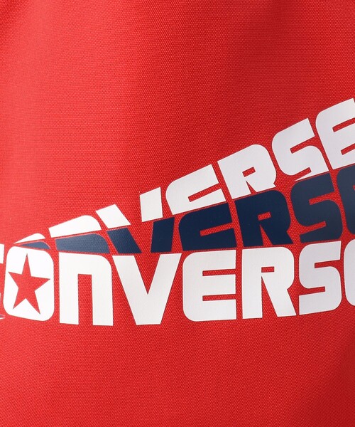 CONVERSE（コンバース）の「CONVERSE（コンバース）別注キャンバストートバッグ（トートバッグ・メンズ・ブラック/ホワイト/レッド・FREE）」の6枚目の写真