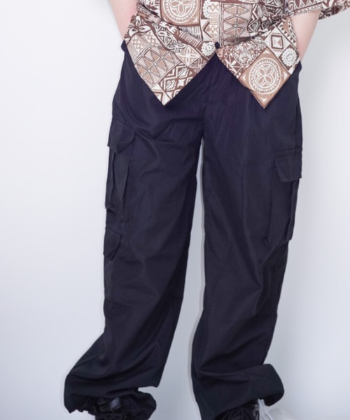 Bling Leads（ブリングリーズ）の「Z)【BLINGLEADS】ABM21436 パラシュートPANT（その他パンツ・レディース・ブラック・FREE）」の5枚目の写真