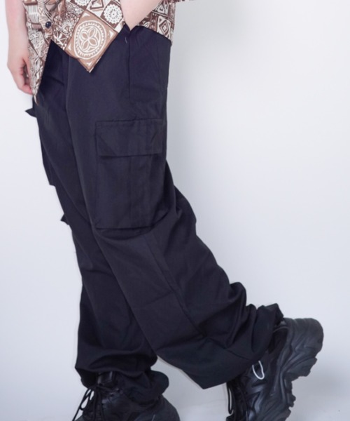 Bling Leads（ブリングリーズ）の「Z)【BLINGLEADS】ABM21436 パラシュートPANT（その他パンツ・レディース・ブラック・FREE）」の6枚目の写真