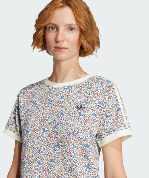 アディダス オリジナル × リバティロンドン トーナルカリ Tシャツ L adidas LIBERTY LONDONトーナルカリ半袖Tシャツ - メルカリ
