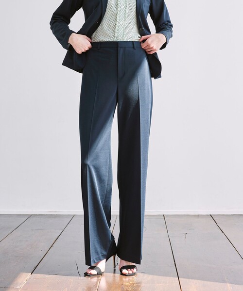 MACKINTOSH LONDON（マッキントッシュ ロンドン）の「サマーポンチパンツ（その他パンツ・レディース・ネイビー/ベージュ・36/40/38）」の2枚目の写真