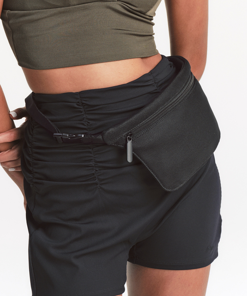 AP STUDIO（エーピーストゥディオ）の「【DAWN/ダン】WAIST BAG（ボディバッグ/ウエストポーチ・レディース・ブラック/ブラウン・FREE）」の2枚目の写真
