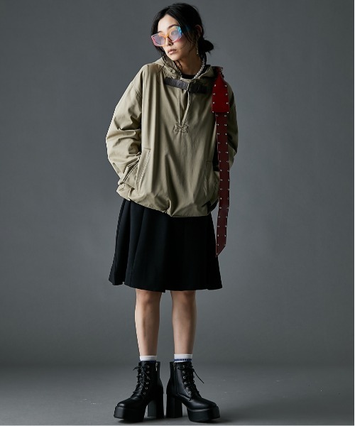 GEVS.(ジェイヴィス)の「ボンディングフィット&フレアミニワンピース<大きいサイズ有>GEVS.(ワンピース・レディース・ブラック/杢グレー・L/LL/M/3L/5L/4L)」の10枚目の写真