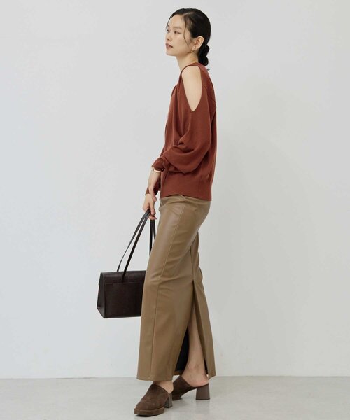 フェイクレザータイトスカート（スカート）｜GALLARDAGALANTE