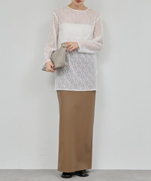 GALLARDAGALANTE（ガリャルダガランテ）フェイクレザースカート GALLARDAGALANTE（ガリャルダガランテ）の「フェイクレザー