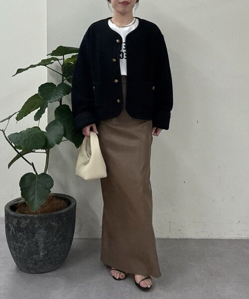 セール】フェイクレザータイトスカート（スカート）｜GALLARDAGALANTE