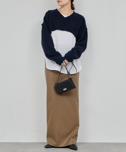 セール】フェイクレザータイトスカート（スカート）｜GALLARDAGALANTE