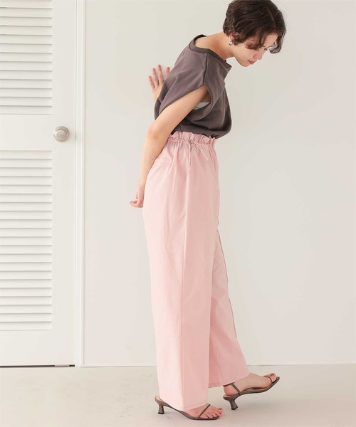 titivate(ティティベイト)の「キーネックカットソーコンパクトトップス(Tシャツ/カットソー・レディース・アイボリー/ブラウン/オートミール・L/M/S)」の16枚目の写真
