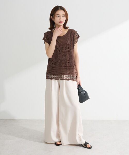 Green　Parks（グリーンパークス）の「・minia アミサンダル（サンダル・レディース・ブラック/ブラウン・LL/S/M/L）」の6枚目の写真