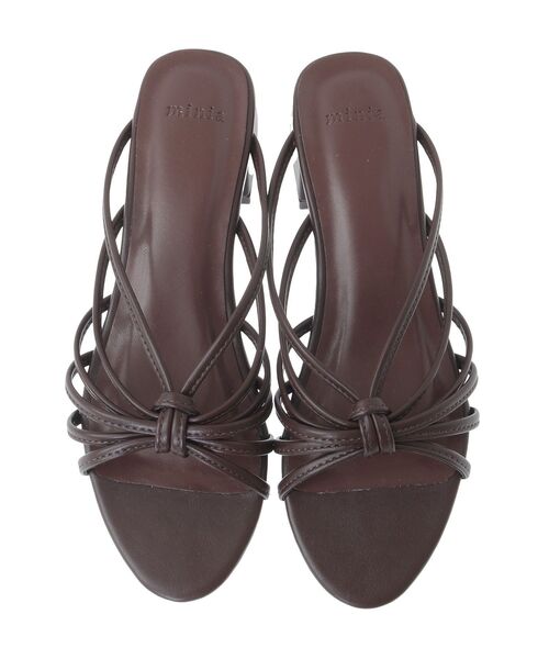 Green　Parks（グリーンパークス）の「・minia アミサンダル（サンダル・レディース・ブラック/ブラウン・LL/S/M/L）」の8枚目の写真