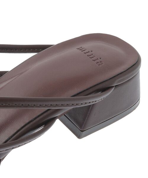 Green　Parks（グリーンパークス）の「・minia アミサンダル（サンダル・レディース・ブラック/ブラウン・LL/S/M/L）」の12枚目の写真