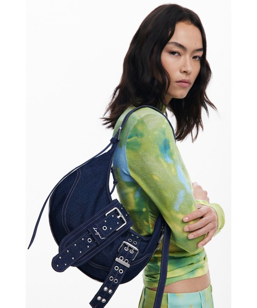 セール】デニムバックルショルダーバッグ（ショルダーバッグ