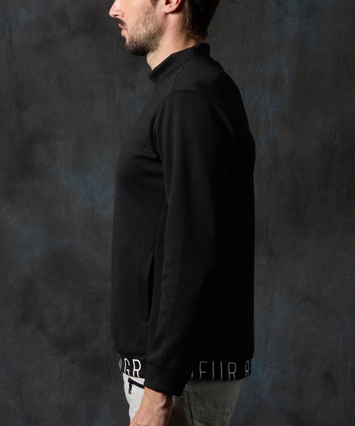 HIDEAWAYS NICOLE(ハイダウェイニコル)の「ロゴダンボールモックネックプルオーバー(Tシャツ/カットソー・メンズ・ブルー/チャコールグレー/オフホワイト/ブラック・X-LARGE/LARGE/MEDIUM)」の12枚目の写真