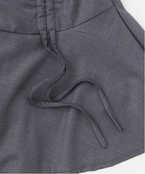 by LOVEiT（バイラビット）の「【Cuugal8月号掲載】ドロストフリルスカート（スカート・キッズ・アイボリー/エメラルド/チャコール・150cm/160cm/120cm/130cm/140cm）」の12枚目の写真