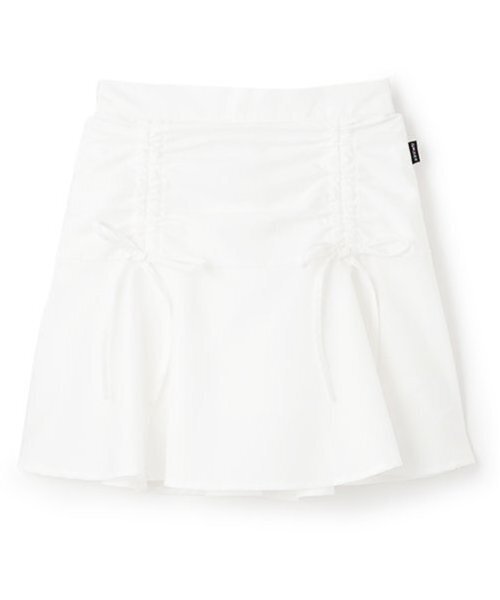 by LOVEiT（バイラビット）の「【Cuugal8月号掲載】ドロストフリルスカート（スカート・キッズ・アイボリー/エメラルド/チャコール・150cm/160cm/120cm/130cm/140cm）」の6枚目の写真