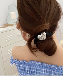 Forcement（フォースメント）の「大人かわいいメタルハートシュシュ（シュシュ・レディース）」