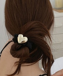 Forcement（フォースメント）の「大人かわいいメタルハートシュシュ（シュシュ・レディース）」