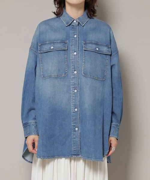 セール】Healthy DENIM/Almond デニム ビッグシャツ（シャツ/ブラウス