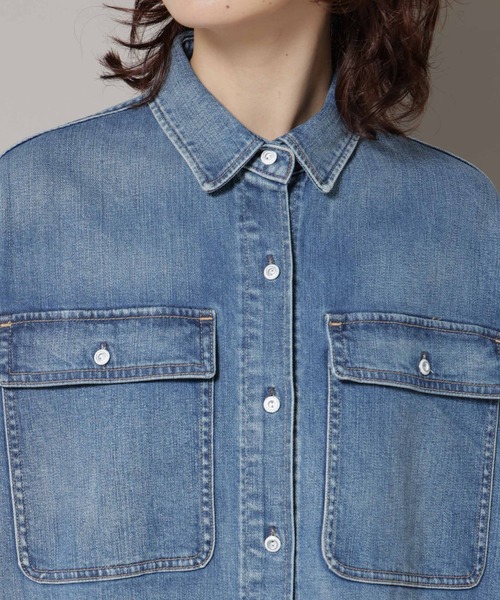 セール】Healthy DENIM/Almond デニム ビッグシャツ（シャツ/ブラウス