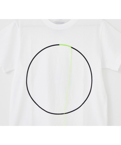 MONDEWORK(モンドワーク)の「neon stitch T shirts(Tシャツ/カットソー・レディース・ホワイト/ブラック・M/S)」の7枚目の写真