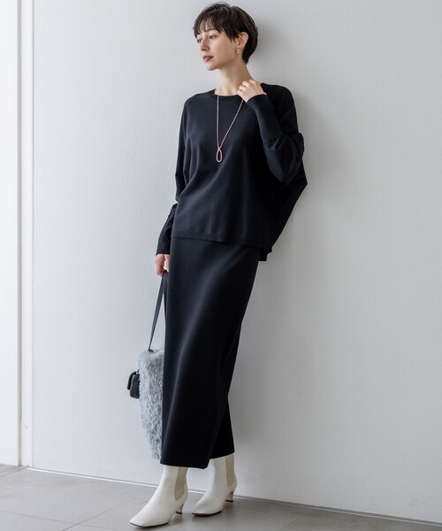 セール】【洗える/吊り干しOK】ヴィスコースストレッチ タイトスカート