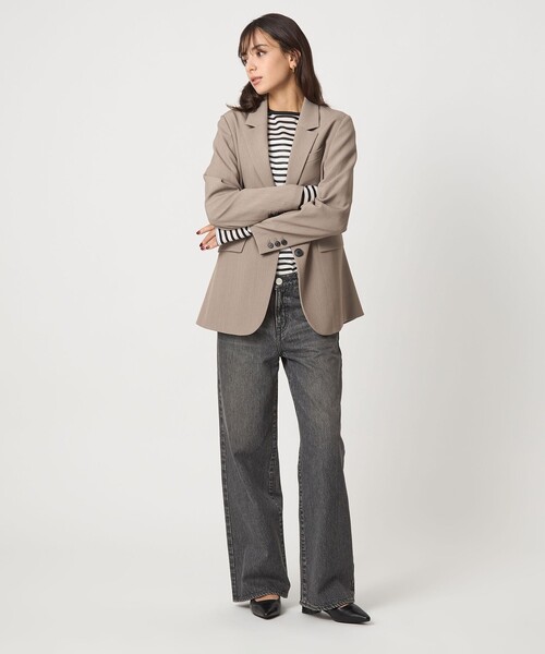 green label relaxing(グリーンレーベルリラクシング)の「ポインテッド バックストラップ パンプス(3cmヒール)(パンプス・レディース・オフホワイト/ブラウン系/ブラック・S/L/M)」の6枚目の写真
