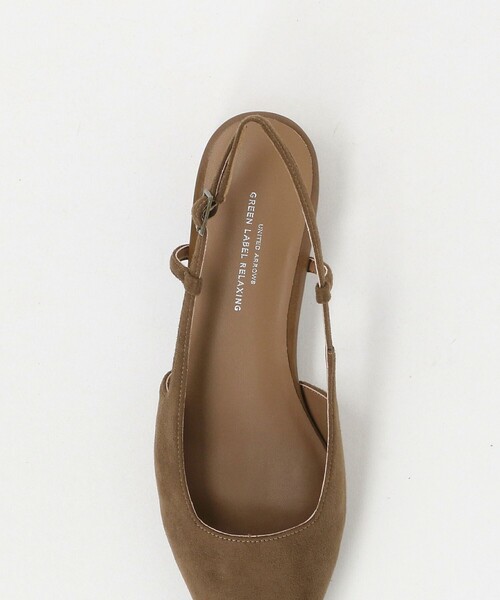 green label relaxing(グリーンレーベルリラクシング)の「ポインテッド バックストラップ パンプス(3cmヒール)(パンプス・レディース・オフホワイト/ブラウン系/ブラック・S/L/M)」の17枚目の写真