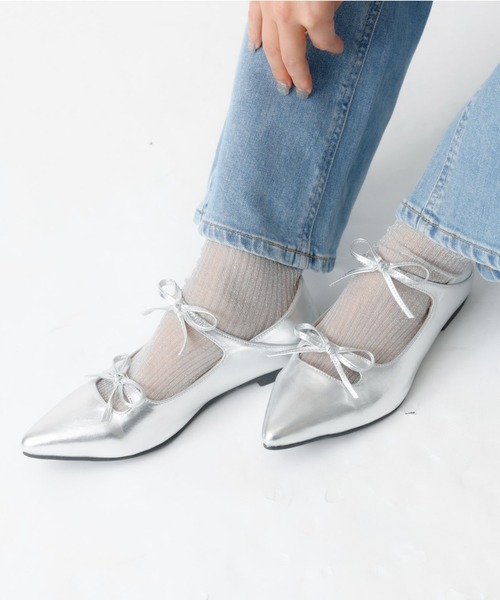 YUQRI(ユクリ)の「【YUQRI/ユクリ】Brinkley/靴下/シアー/ラメ/ギフト【WEB限定】(ソックス/靴下・レディース・ラベンダー/ゴールド/シルバー/ブラウン・フリー)」の19枚目の写真