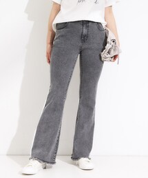 Cutie Blonde | 【ひんやり/S-LL】ストレッチフレアデニム(デニムパンツ)