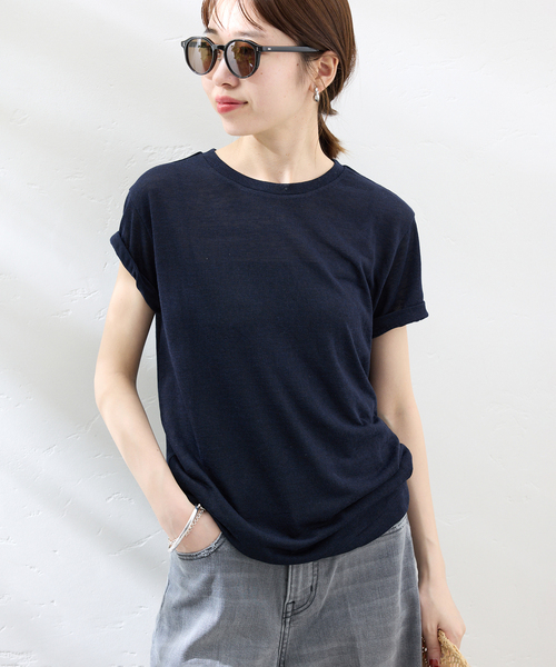 スローブイエナ　新品tシャツ 追加2》スラブ5分袖TEE（Tシャツ/カットソー）｜SLOBE IENA