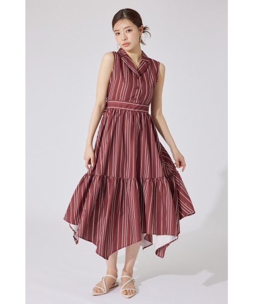 rienda 新品 イレヘムシャツワンピース AKB48 千葉恵里さん着用】イレヘムシャツワンピース 夏服