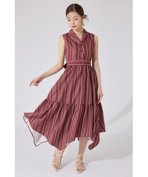 rienda(リエンダ)の「【AKB48 千葉恵里さん着用】イレヘムシャツワンピース 夏服(シャツワンピース・レディース・レッド系その他/ベージュ/ブラック系その他・SMALL/MEDIUM)」の10枚目の写真