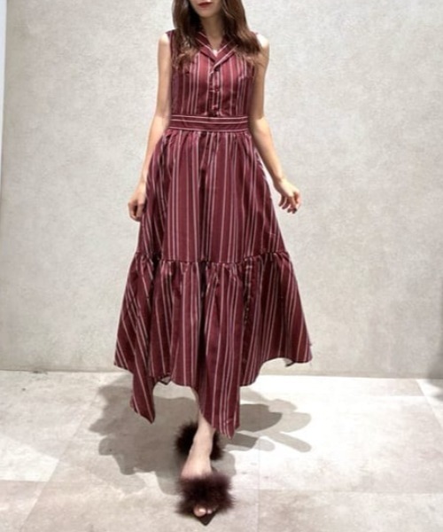 イレヘムシャツワンピース Randy Randy イレヘムシャツワンピース イレヘムシャツワンピース(F