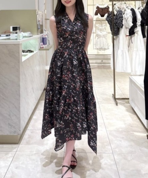 rienda 新品 イレヘムシャツワンピース rienda｜【AKB48 千葉恵里さん着用】イレヘムシャツワンピース