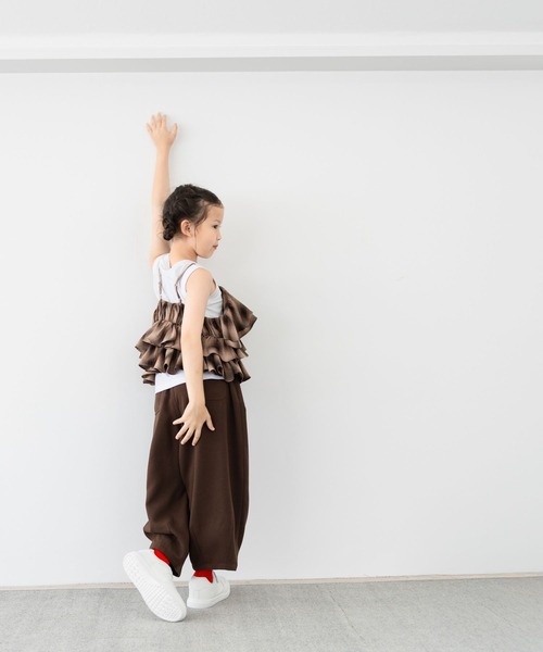 LOWRYS FARM（ローリーズファーム）の「ＴＲバルーンパンツ　455525（その他パンツ・キッズ・チャコールグレー/ブラック/ブラウン/チェック・110cm/120cm/130cm/140cm/150cm）」の5枚目の写真