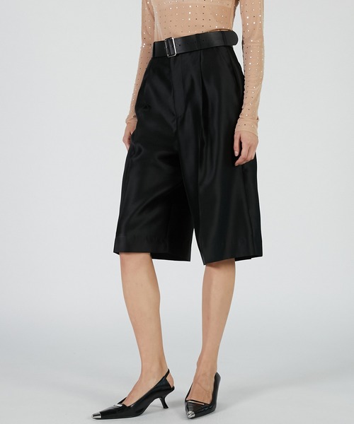 PRANK PROJECT（プランクプロジェクト）の「オーガンジーバミューダパンツ / Organza Bermuda Pants（その他パンツ・レディース・ホワイト/ピンク/ブラック・36/38）」の13枚目の写真